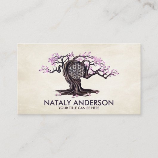 Bloedsomloop Levensboom Visitekaartje (Voorkant)