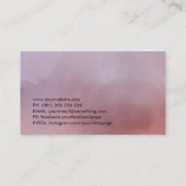 Bloedsomloop Levensboom Visitekaartje (Achterkant)