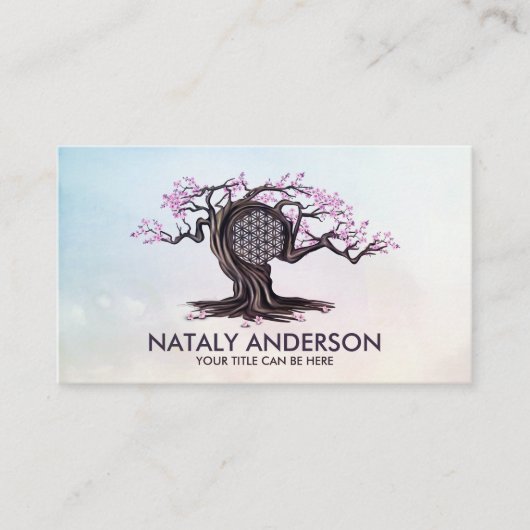 Bloedsomloop Levensboom Visitekaartje (Voorkant)