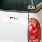 bloedspatten 5 bumpersticker (Op Truck)