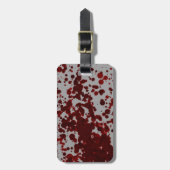 Bloedspatter Bagagelabel (Voorkant verticaal)