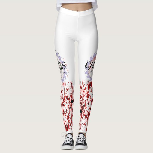 Bloedspatter Leggings Chaos Booty Shakers (Voorkant)
