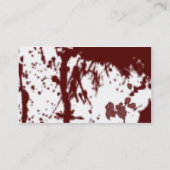 BLOEDSTAINELKAART VISITEKAARTJE (Achterkant)