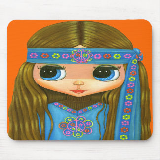 Bloedstroom Hippie Girl Mousepad Muismat