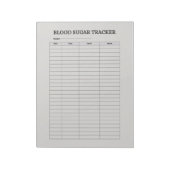 BLOEDSUIKER TRACKER NOTITIEBLOK (Gedraaid)