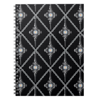 Bloedtropische patroon notitieboek