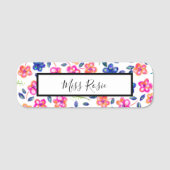 Bloedtuin Naamplaatje (Voorkant)