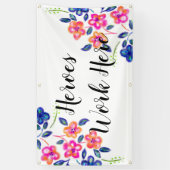 Bloedtuin Spandoek (Verticaal)