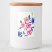 Bloedtuin Voedselcontainer Etiket (Voorkant)