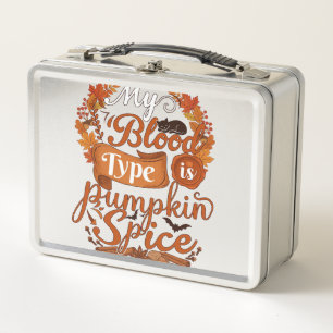 Bloedtype Is Pompoen Kruiden Halloween Zwarte Kat