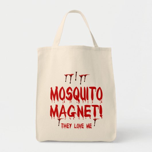 Bloeduitdrijvende muggen Magnet dat ze van me houd Tote Bag (Voorkant)