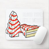 Bloedvat kleine bendemische kerstboomsnacks muismat (Met muis)