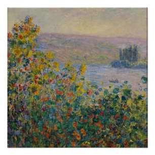 Bloedvatten in Vétheuil - Claude Monet Perfect Poster