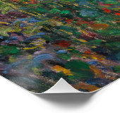 Bloedvatten in Vétheuil - Claude Monet Perfect Poster (Hoek)