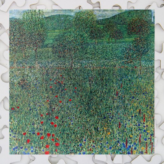 Bloedveld in Litzlberg Klimt, landschap Legpuzzel