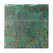 Bloedveld in Litzlberg Klimt,  landschap Tegeltje (Voorkant)