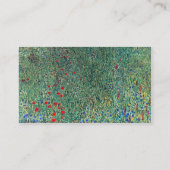 Bloedveld in Litzlberg Klimt,  landschap Visitekaartje (Achterkant)