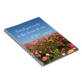 Bloedveld Journal 1 Peter 5:7 Notitieboek (Rechterzijde)