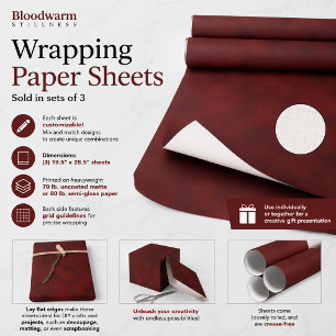 Bloedwarme Stilstaan Inpakpapier Vel