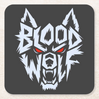 Bloedwolf: De Alpha Ontwaakt Vierkante Kartonnen Onderzetter