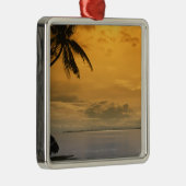 Bloedzonsondergang Metalen Ornament (Rechts)