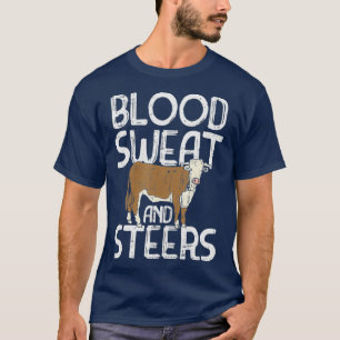 Bloedzout en -zeugen Vee Show Kwekerij T-shirt