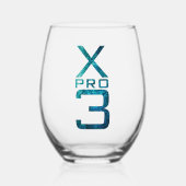 bloedzuiger wijnglas zonder voet (Voorkant)