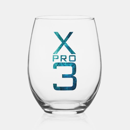 bloedzuiger wijnglas zonder voet (Voorkant)