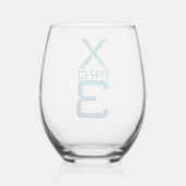 bloedzuiger wijnglas zonder voet (Achterkant)