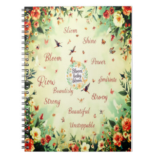 Bloei Baby Bloei - Bloem Notebook Notitieboek