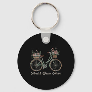 Bloei Droom Gedijen Bloemige Fiets Trump Subtiel W Sleutelhanger