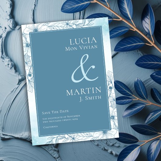 Bloei in de winter Bewaar de datum Kaart