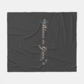 Bloei in genade fleece deken (Voorkant (Horizontaal))