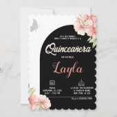 Bloei in Quinceañera! Boho Floral Mis Quince Kaart (Voorkant)