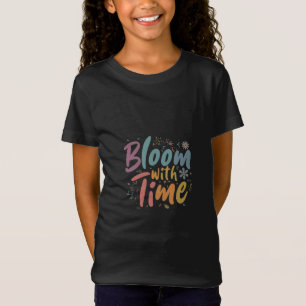 Bloei met de tijd t-shirt