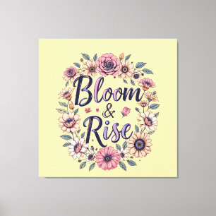 Bloei & Stijging Canvas Afdruk