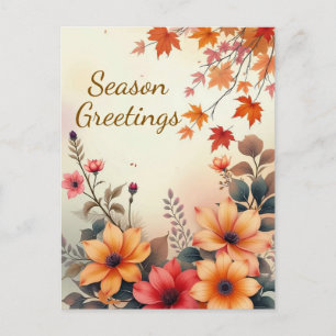 Bloei van het Herfst Briefkaart