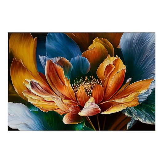 Bloei van het licht perfect poster (Voorkant)