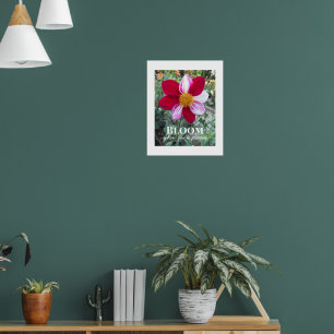 Bloei Waar Je Geplant Bent Citaat Bloem Poster