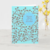 Bloei waar u wordt geplant kaart (Gele Bloem)