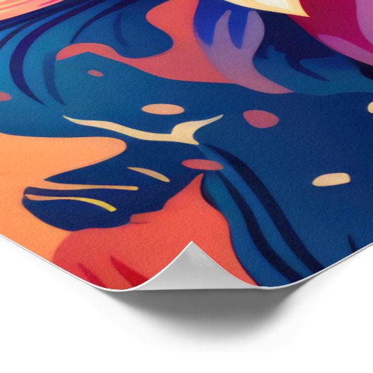 bloeibloem poster (Hoek)