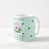 Bloeien in je dag koffiemok (Voorkant rechts)