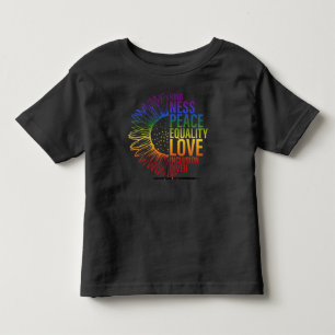 Bloeien met eenheid kinder shirts