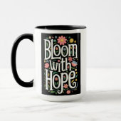 Bloeien met hoop mok (Links)