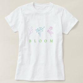 Bloeien met kleine bloemen t-shirt