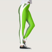 Bloeiend groen op groen leggings (Rechts)