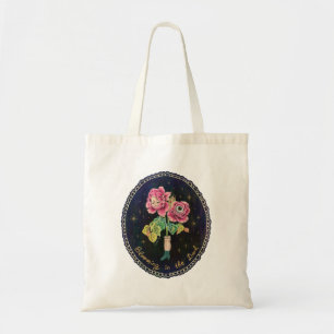 Bloeiend in het donker tote bag