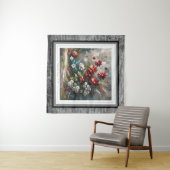 bloeiend mozaïek wandkleed (In Situ (horizontaal))