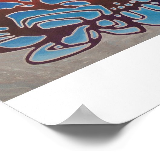 bloeiend poster (Hoek)