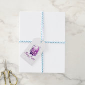 Bloeiend Roos Easter Egg Cadeaulabel (Met Touw)